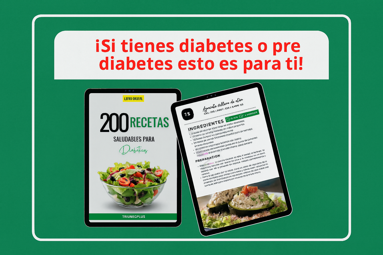 Recetario para diabéticos
